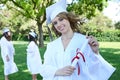 Pretty Graduation Woman Royalty Free Stock Photo