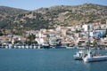Pretty harbor of Karlovasi on the beautiful Greek island of Samos