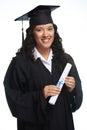Pretty hispanic graduated girl