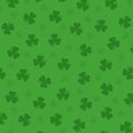 Pretty irish background with clover's leafs