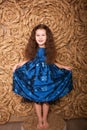 Pretty little fashion girl posing Royalty Free Stock Photo
