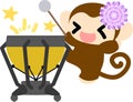 The pretty little monkeys Royalty Free Stock Photo