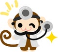 The pretty little monkeys Royalty Free Stock Photo