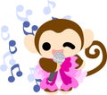 The pretty little monkeys Royalty Free Stock Photo