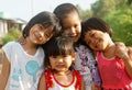 Pretty, lovely face, Asian children Royalty Free Stock Photo