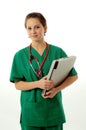 Pretty medical woman Royalty Free Stock Photo