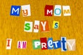 Pretty mom child love mommy letterpress family happy lifestyle love