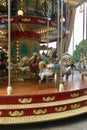 Horses on Carousel Royalty Free Stock Photo