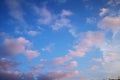 Pretty pink clouds Royalty Free Stock Photo