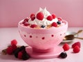 Pretty in Pink: Experience the Charm of Pink Milk Bingsu