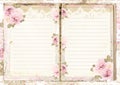 Pretty in pink journaling Royalty Free Stock Photo