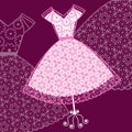 Pretty pink sundress Royalty Free Stock Photo