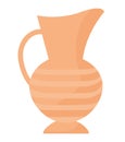 pretty pottery jar Royalty Free Stock Photo
