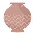 pretty pottery vase Royalty Free Stock Photo