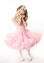 Pretty preschool ballerina Royalty Free Stock Photo