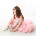 Pretty preschool ballerina Royalty Free Stock Photo