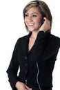 Pretty receptionist wearing headset Royalty Free Stock Photo