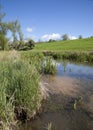 Pretty river, England Royalty Free Stock Photo