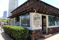 Pretty shop with open door, The Mistletoe Holiday Store, San Diego California, 2016.