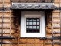 Window of traditional Japanese merchant house Royalty Free Stock Photo