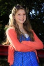 Pretty Smiling Preteen Royalty Free Stock Photo