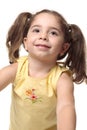 Pretty smiling toddler girl Royalty Free Stock Photo