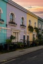 Pretty street in London, England Royalty Free Stock Photo