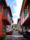 A pretty street in Pueblito Boyacense