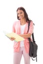 Pretty student smiling at camera Royalty Free Stock Photo