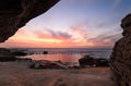 Pretty sunrise at Mahon Pool Maroubra Royalty Free Stock Photo