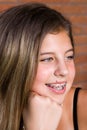 Pretty teenage girl portrait Royalty Free Stock Photo