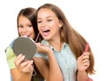 Pretty Teenage Girls Royalty Free Stock Photo