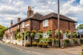 Pretty terrace of cottages, Beaconsfield Royalty Free Stock Photo