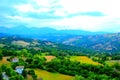 View in Force at hills, meadows, thickets, and Sibillini