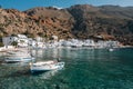 Pretty village of Loutro on the South coast of Crete