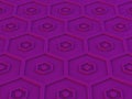 Pretty violet hexagon background