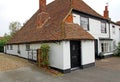 Pretty white brick kent country cottage Royalty Free Stock Photo