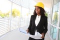 Pretty Woman Architect Royalty Free Stock Photo