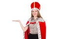 Pretty woman wearing crown Royalty Free Stock Photo