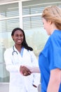 Pretty Women Medical Team Royalty Free Stock Photo