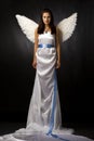 Pretty young angel Royalty Free Stock Photo