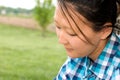 Pretty Young Asian Woman, Copy Space Royalty Free Stock Photo