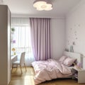 a pretty young girls bedroom inner shot