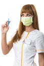 Pretty young nurse portrait, Royalty Free Stock Photo