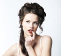 Pure Sexy. Portrait of Seductive Inviting Woman. Refinement & Sophistication Royalty Free Stock Photo