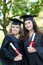 Pretty Young Women at Graduation Royalty Free Stock Photo