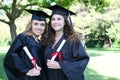 Pretty Young Women at Graduation Royalty Free Stock Photo