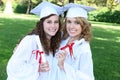 Pretty Young Women at Graduation Royalty Free Stock Photo