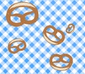 Pretzel background Royalty Free Stock Photo