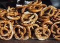 Pretzel baked bread Royalty Free Stock Photo